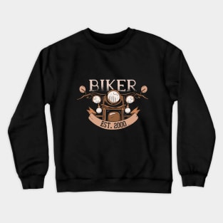 Biker Crewneck Sweatshirt